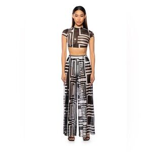 AKIRA | Palazzo Pant Swim/Beach 2-piece
